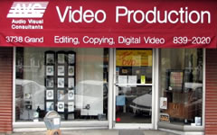 Picture of Audio Visual Consultant's Storefront Studio